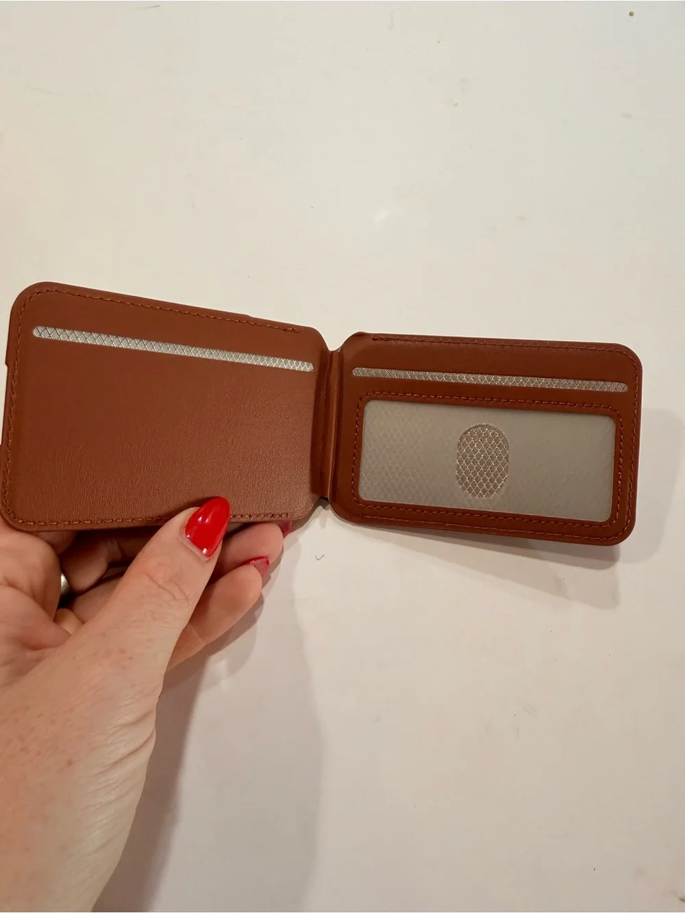 Upcycled Celine Brown Monogram Magnetic Card Slot Phone Pouch